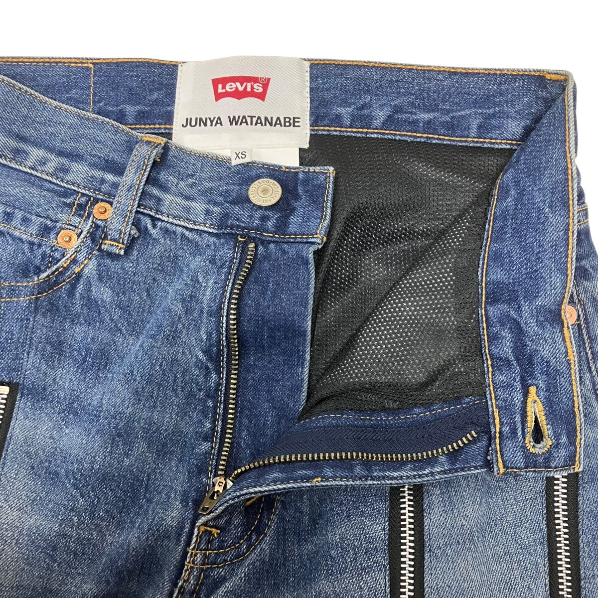 25AWジップデニムパンツ