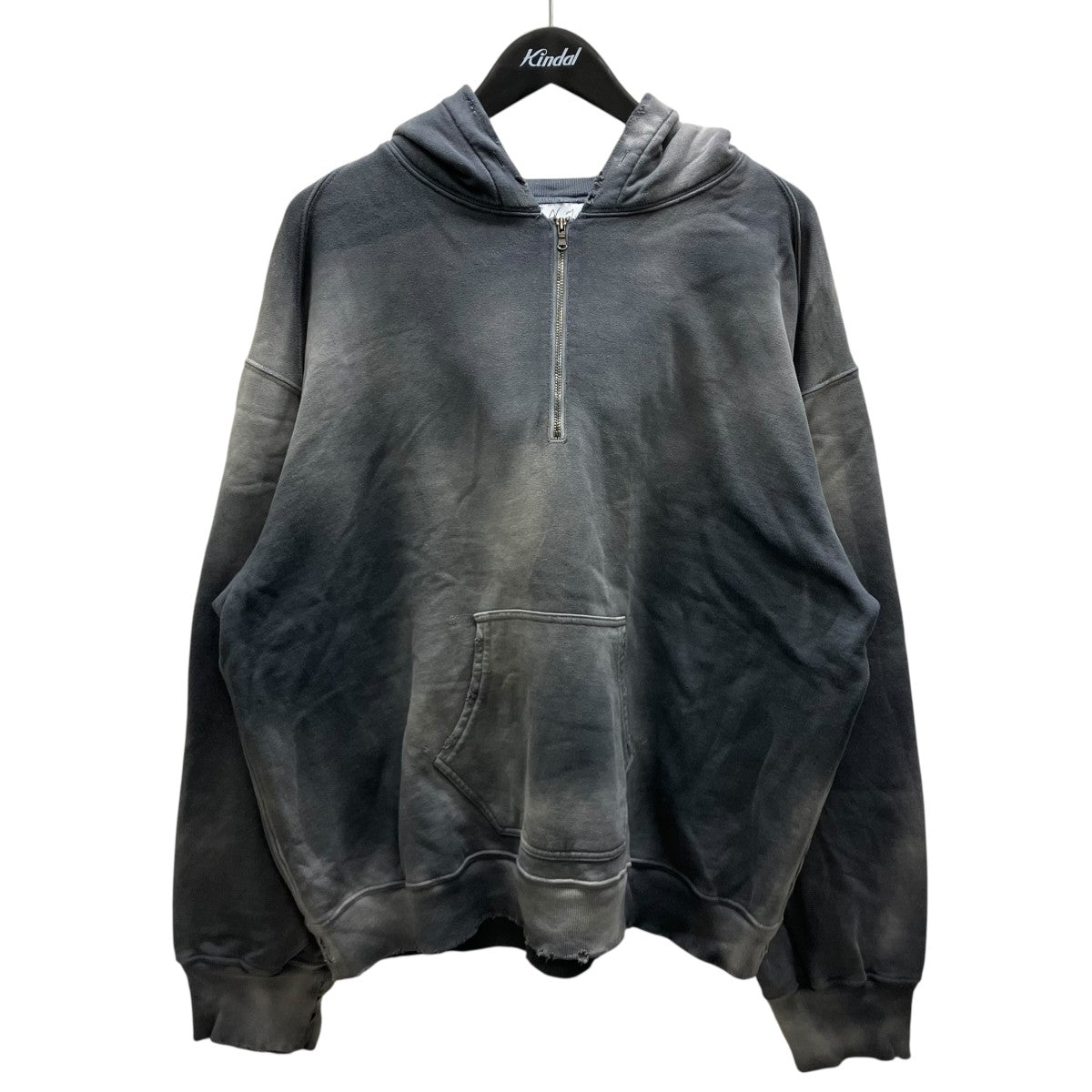LIGHT LOOP ZIP HOODIE ハーフジップパーカー