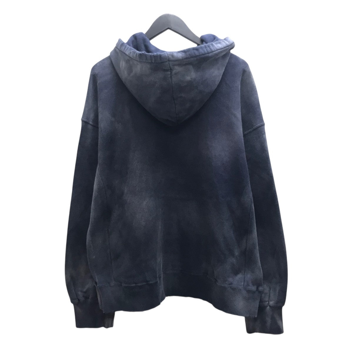 SWITCHING HOODIE ユーズド加工パーカー