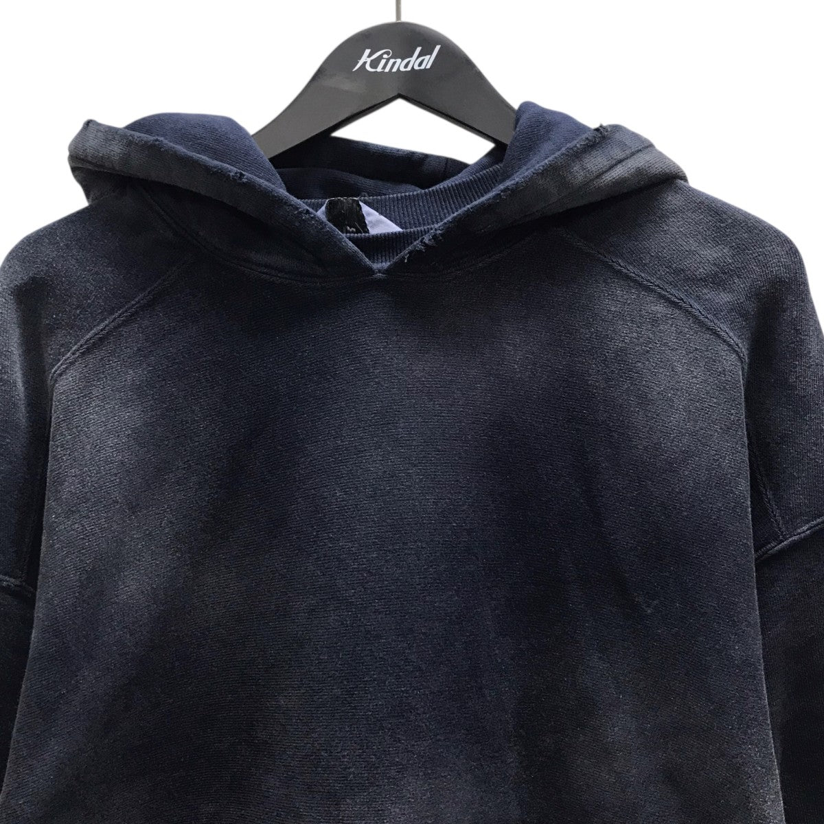 SWITCHING HOODIE ユーズド加工パーカー