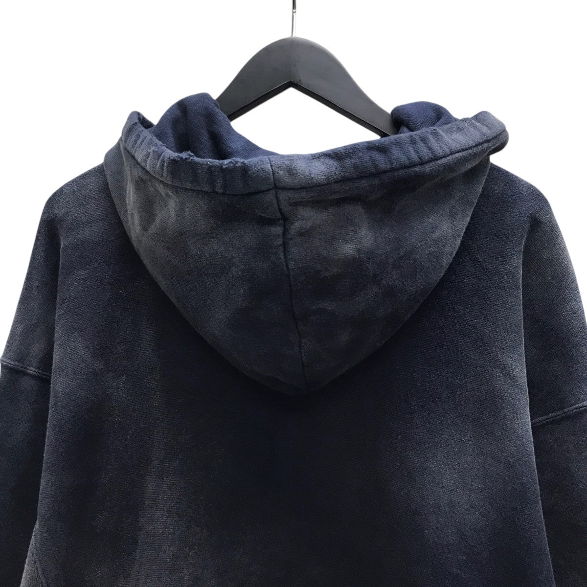 SWITCHING HOODIE ユーズド加工パーカー
