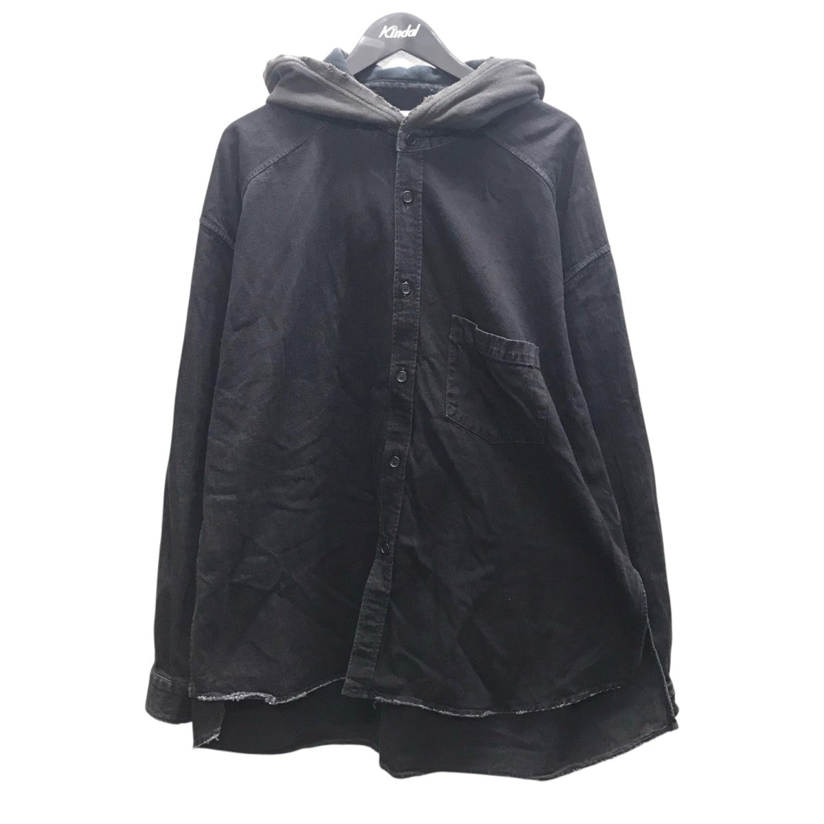DENIM HOODIE SHIRT フーデットシャツ