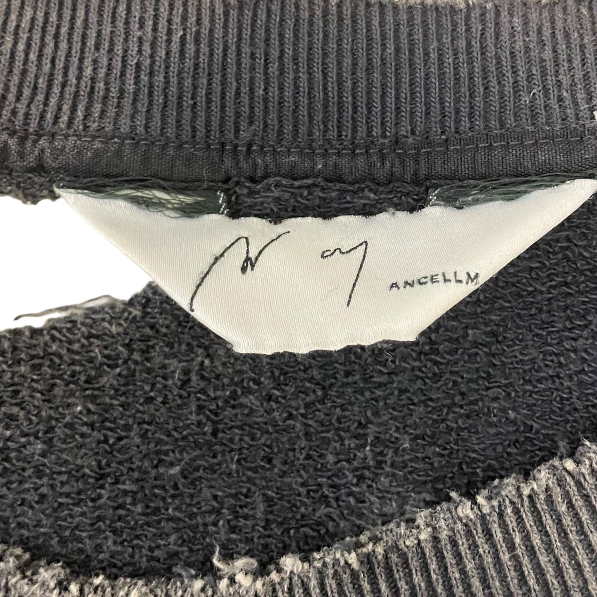 CRASH UNEVEN OVER SWEAT SHIRT ダメージ加工スウェット