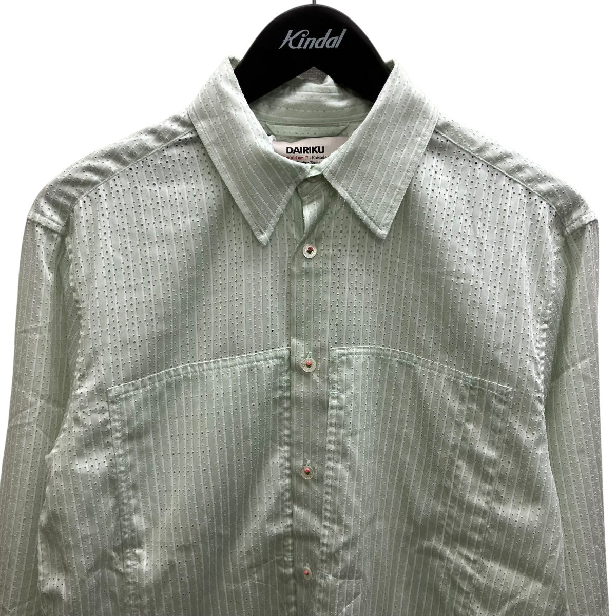 DAIRIKU(ダイリク) 26SSPARADOX Punching Stripe W PKT Dress L S