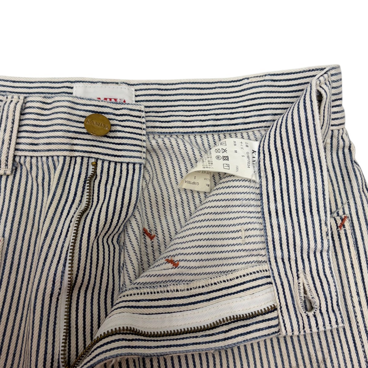 26SS HICKORY WORK PANTS ストライプパンツ
