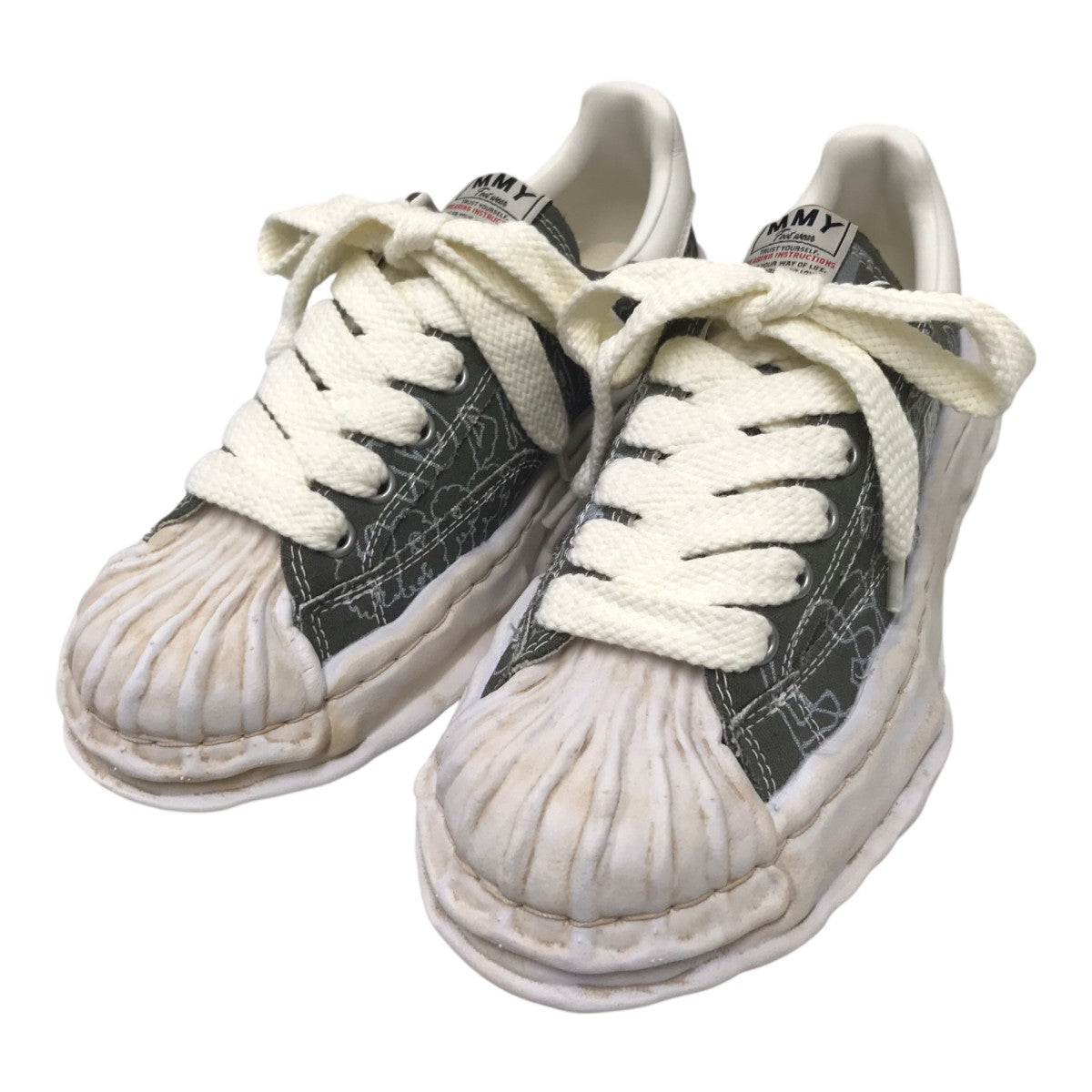 BLAKEY graffiti printed Low ローカットスニーカー