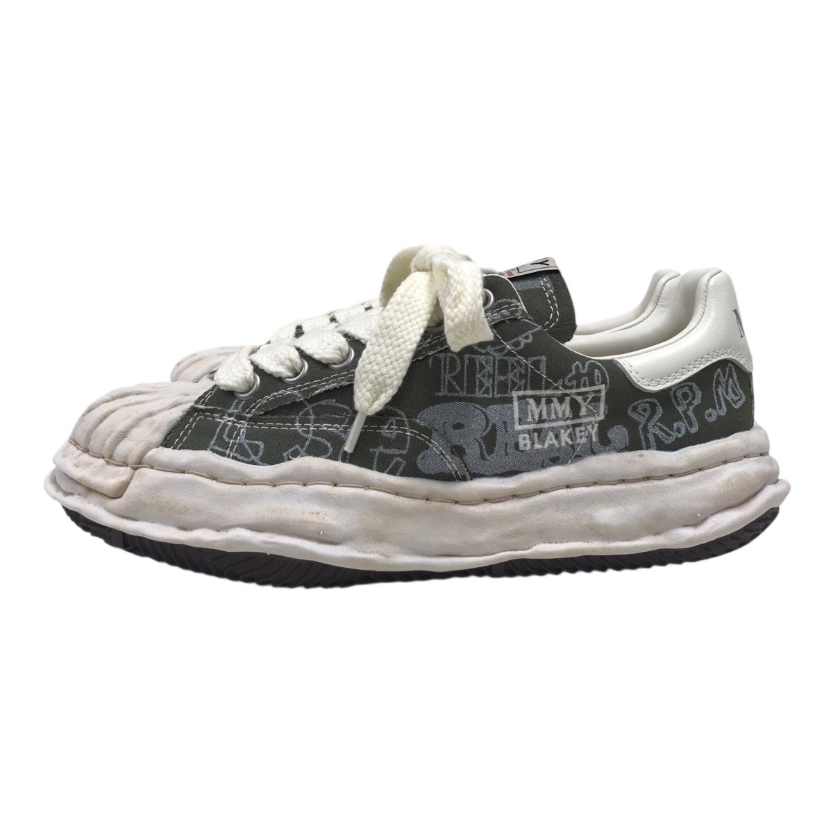 BLAKEY graffiti printed Low ローカットスニーカー