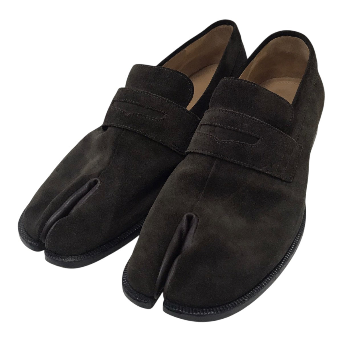 TABIスウェード足袋ローファー