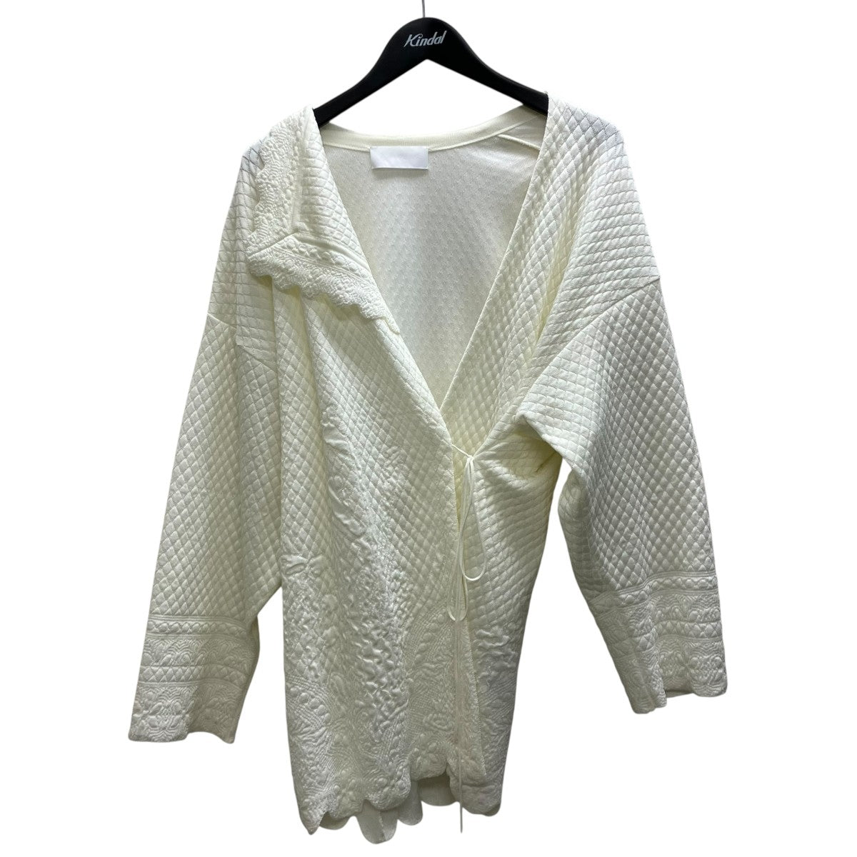 Scallop Cut Knitted Jacket アシンメトリージャケット