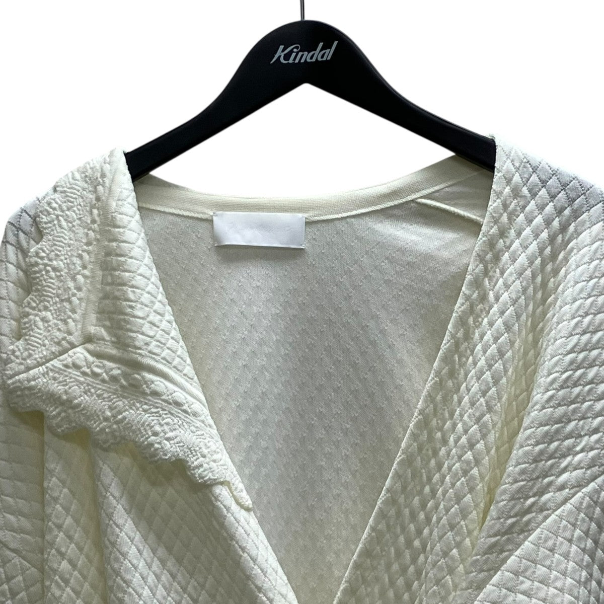 Scallop Cut Knitted Jacket アシンメトリージャケット