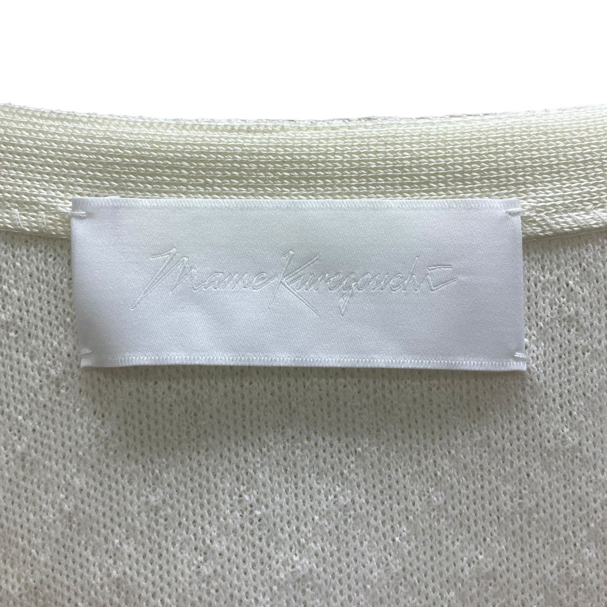 Scallop Cut Knitted Jacket アシンメトリージャケット