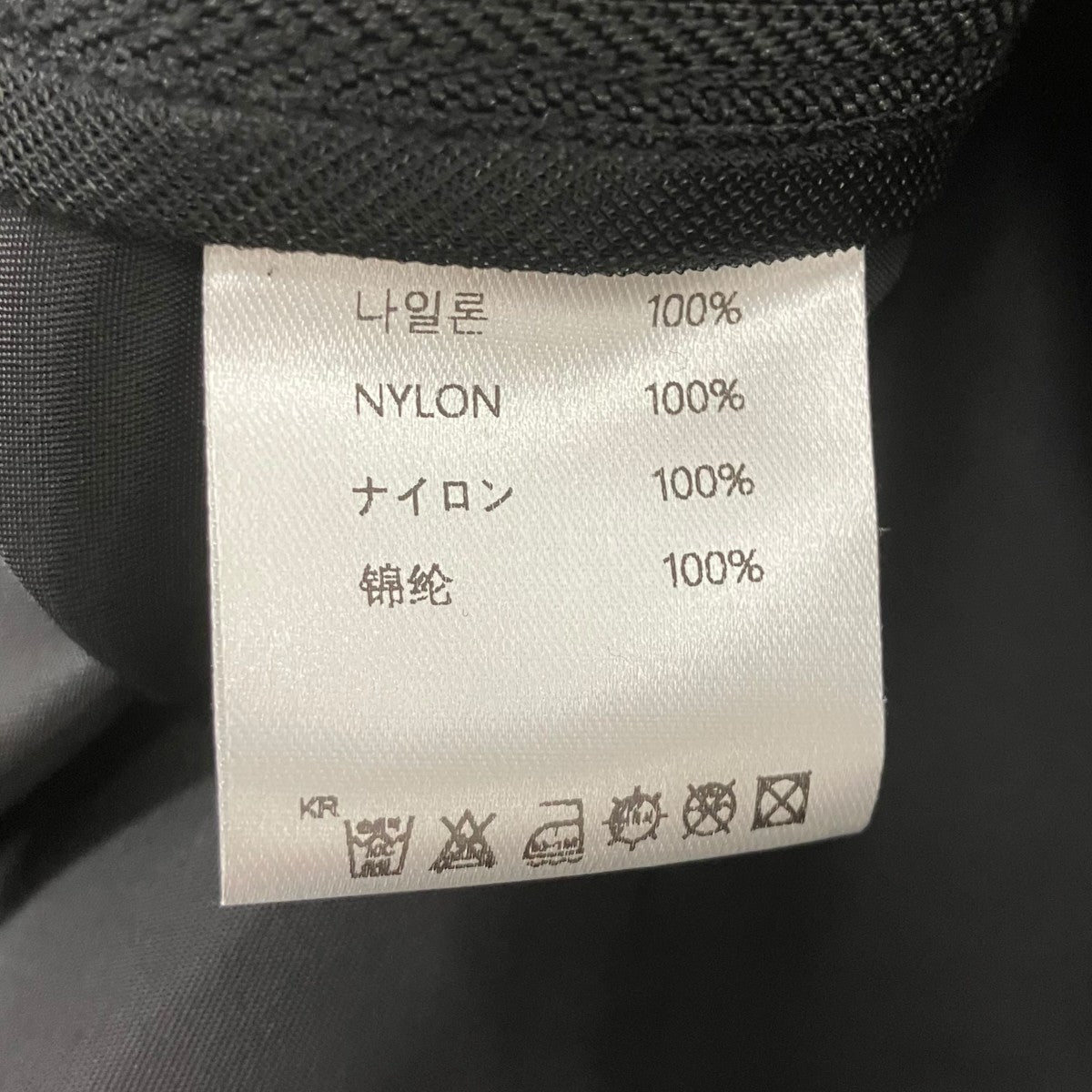 サイドジップナイロンフーデイ