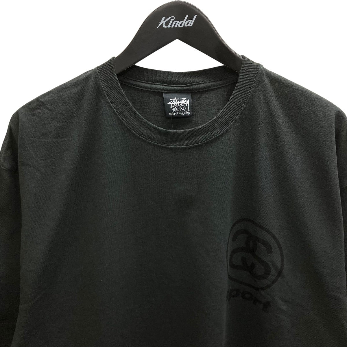 Link Sport Tee Pigment Dyed Pine バックプリントTシャツ