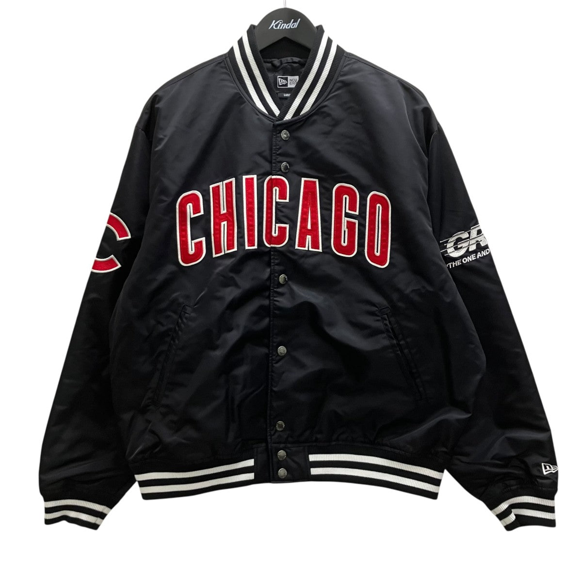 VARSITY JKT CHICUB WTTS GR8   BLACK コーチジャケット