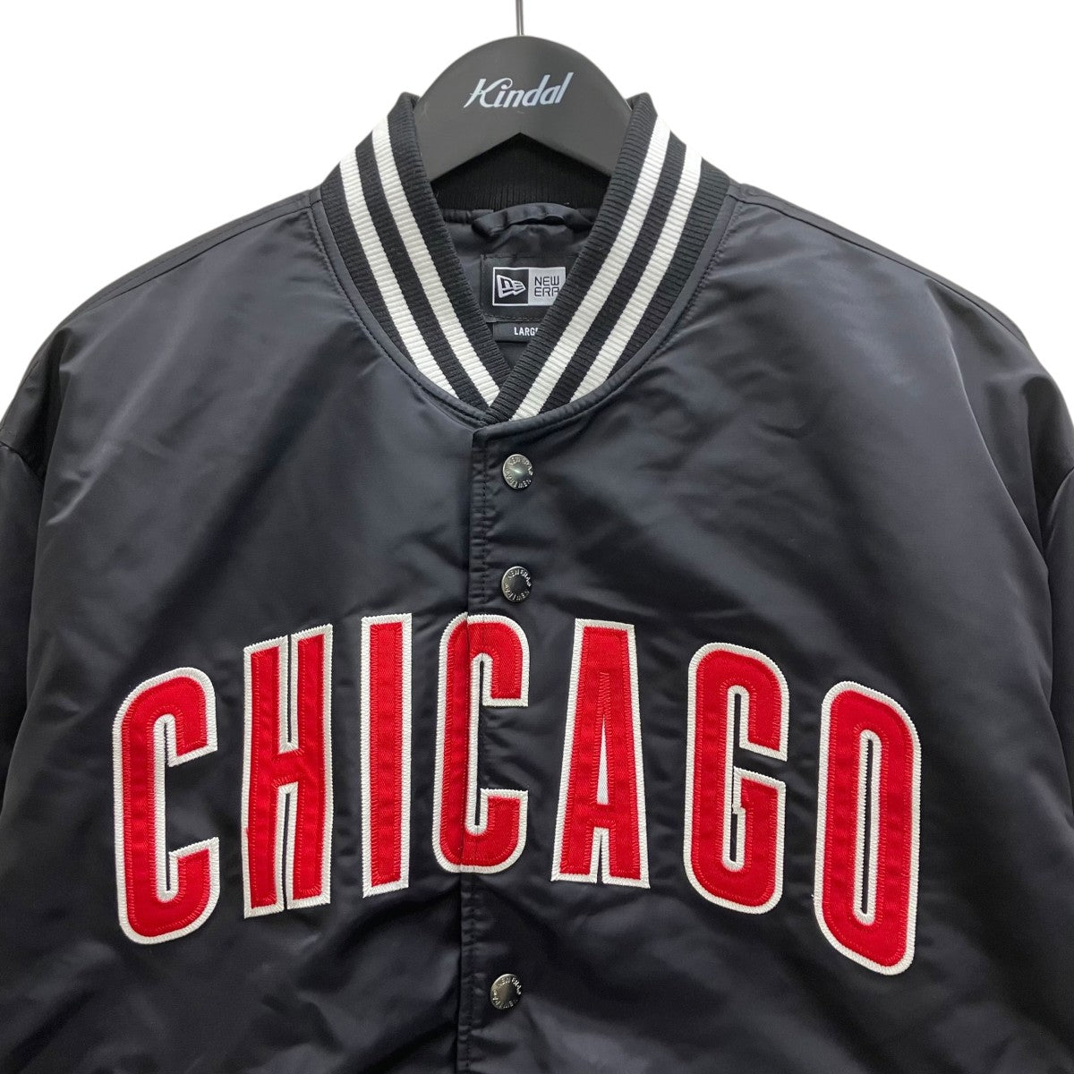 VARSITY JKT CHICUB WTTS GR8   BLACK コーチジャケット