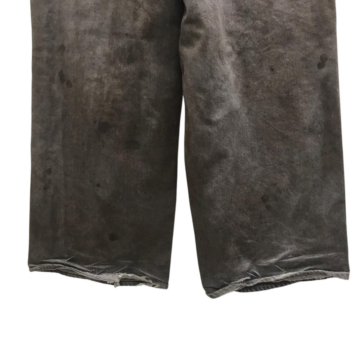 CRASH DENIM PANTS ダメージ加工ワイドパンツ