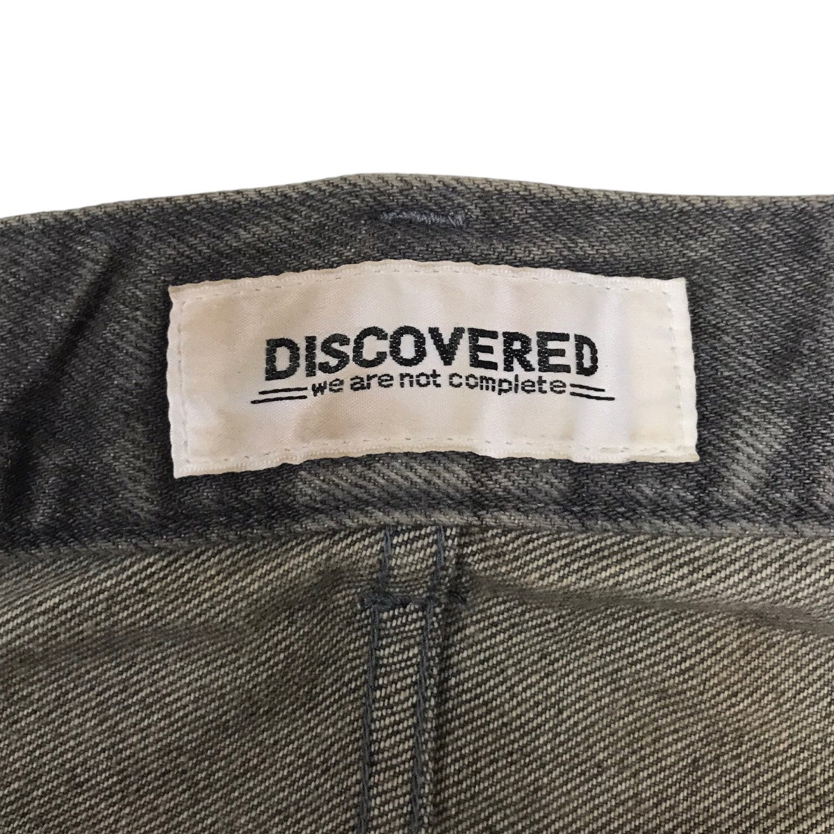CRASH DENIM PANTS ダメージ加工ワイドパンツ