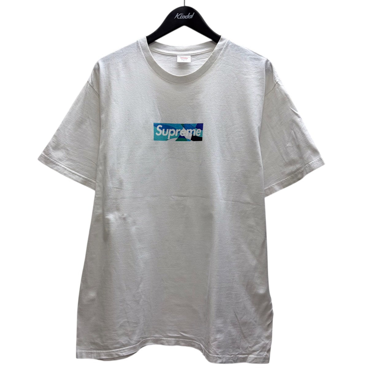 box logo teeプリントTシャツ