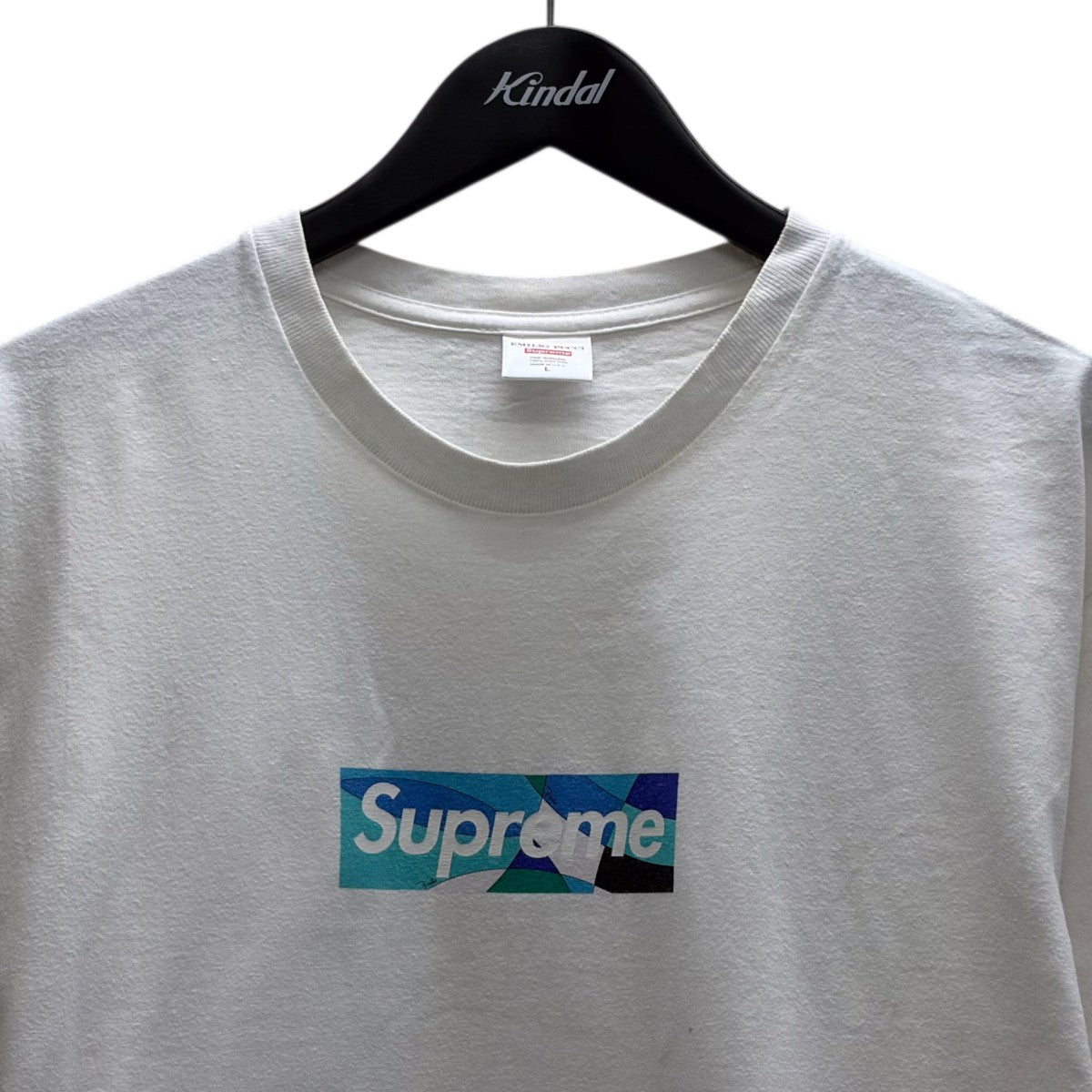 box logo teeプリントTシャツ
