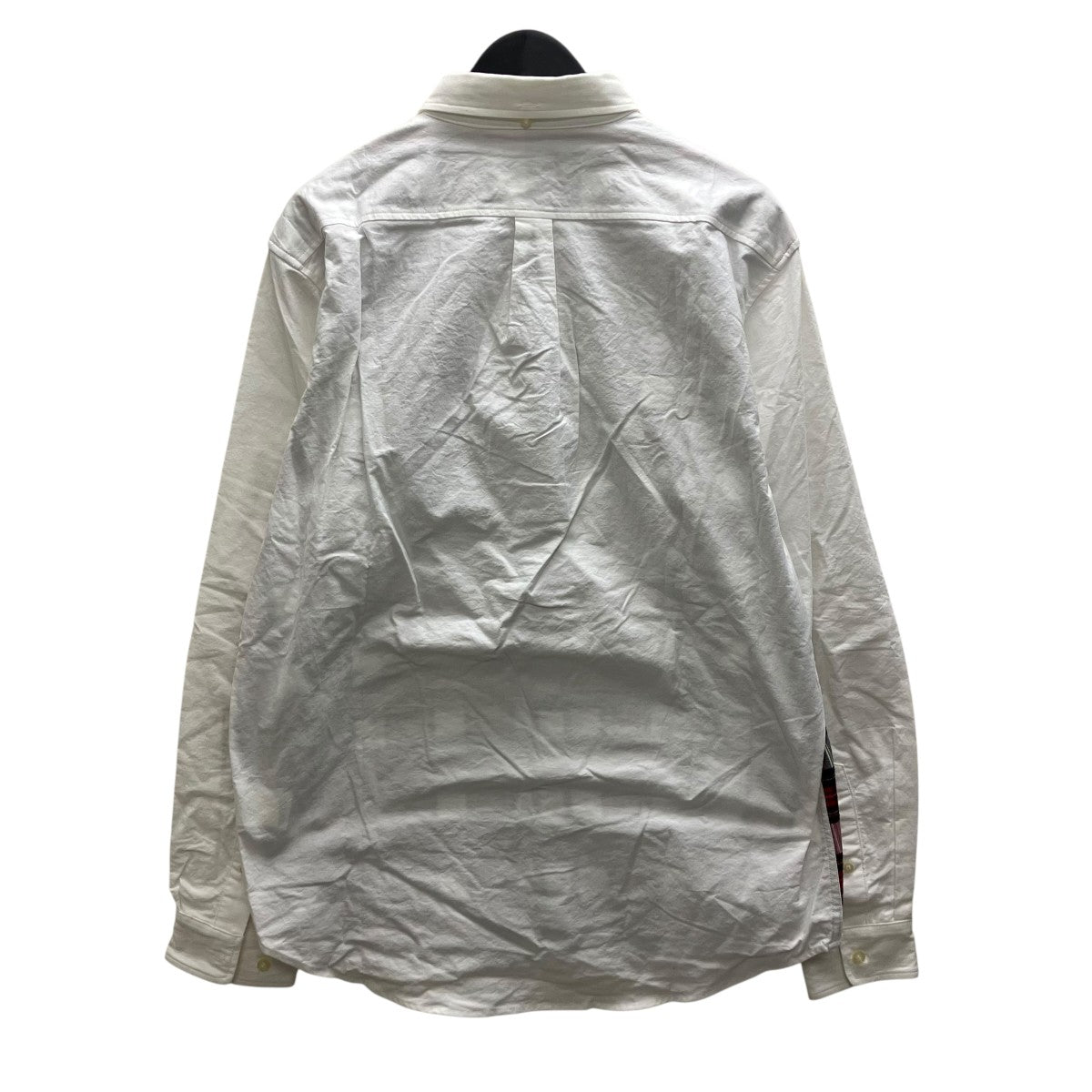 CHECK PANEL CHAMRAY SHIRT長袖シャツ
