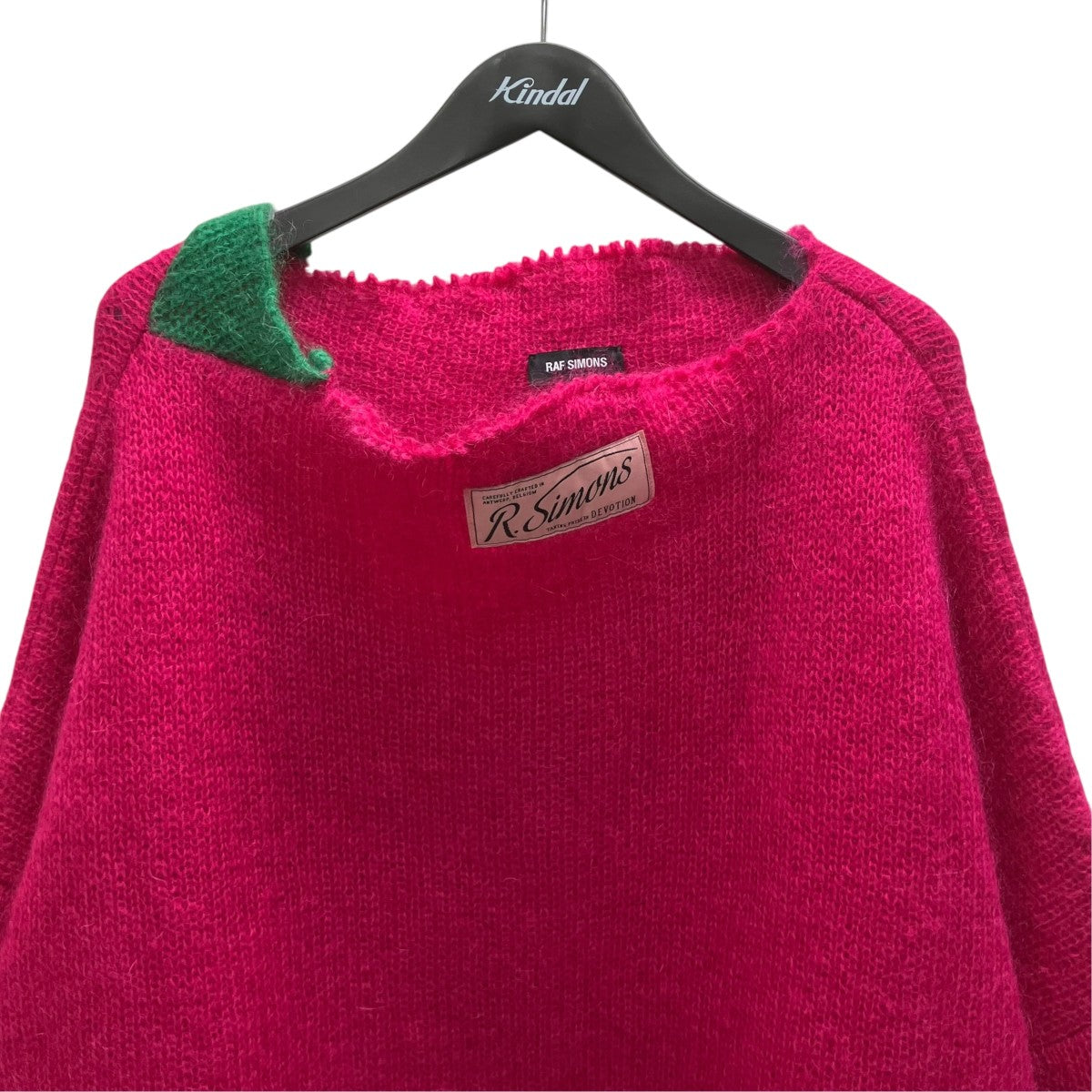 RAF SIMONS モヘアニット 古着・中古-2枚目のアイテム画像