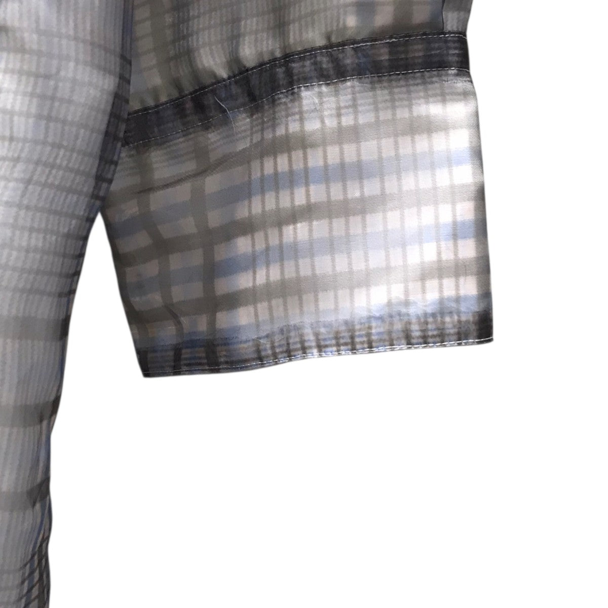 CHECK SHEER LAYERED SHIRT シアーチェックシャツ