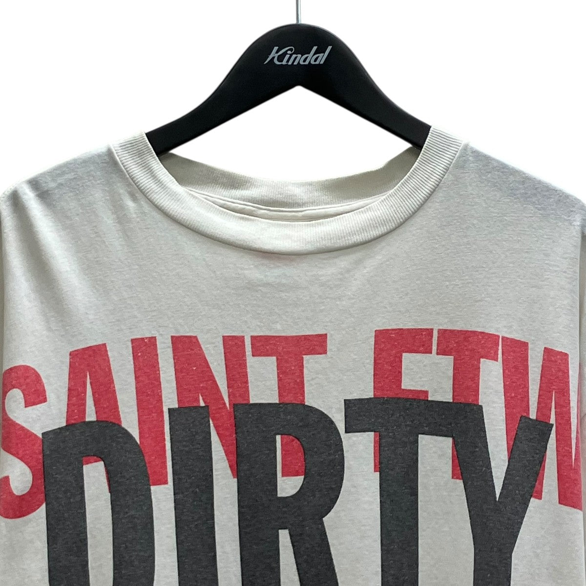S S TEE DIRTY PIGプリントTシャツ