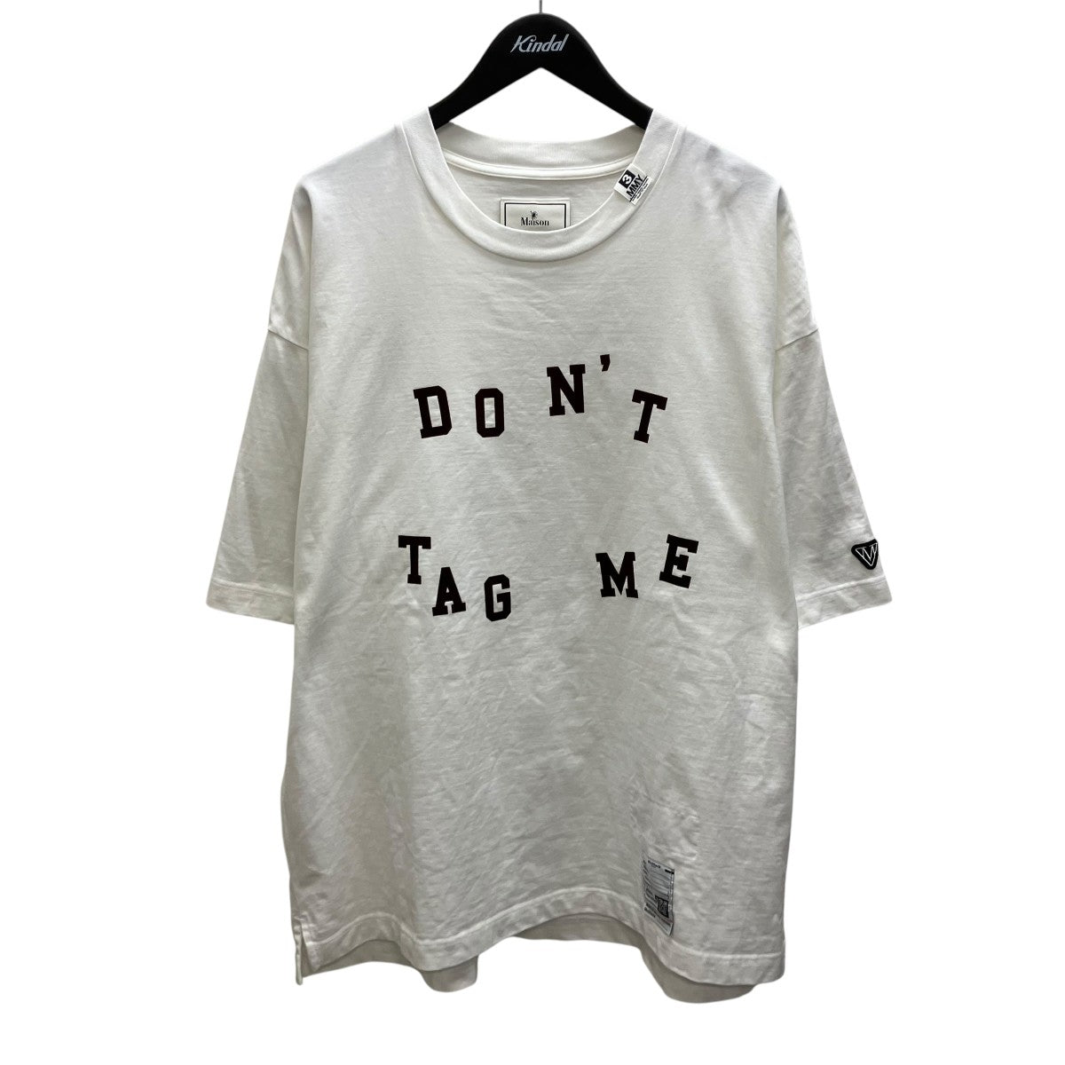 26AW Don’t Tag Me． Flocky Print T-shirt フロッキープリントTシャツ