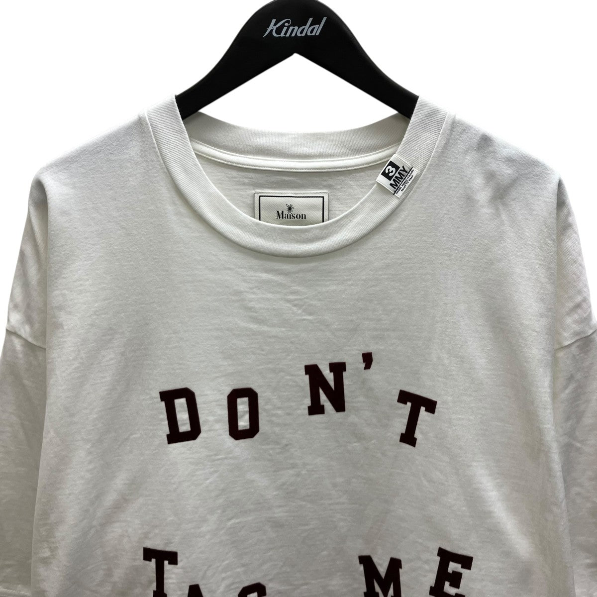 26AW Don’t Tag Me． Flocky Print T-shirt フロッキープリントTシャツ