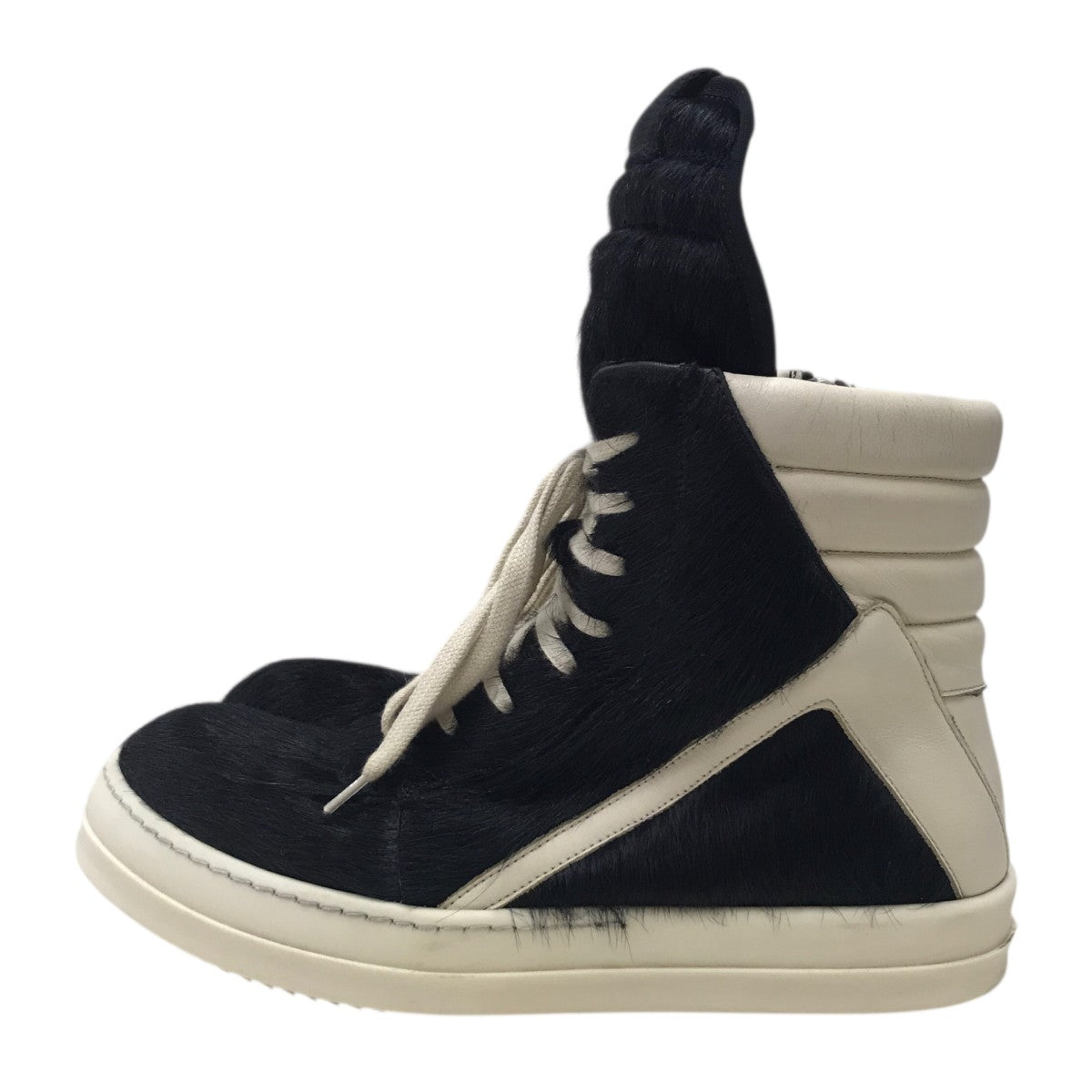 RICK OWENS GEO BASKET ハイカットスニーカー 古着・中古-3枚目のアイテム画像