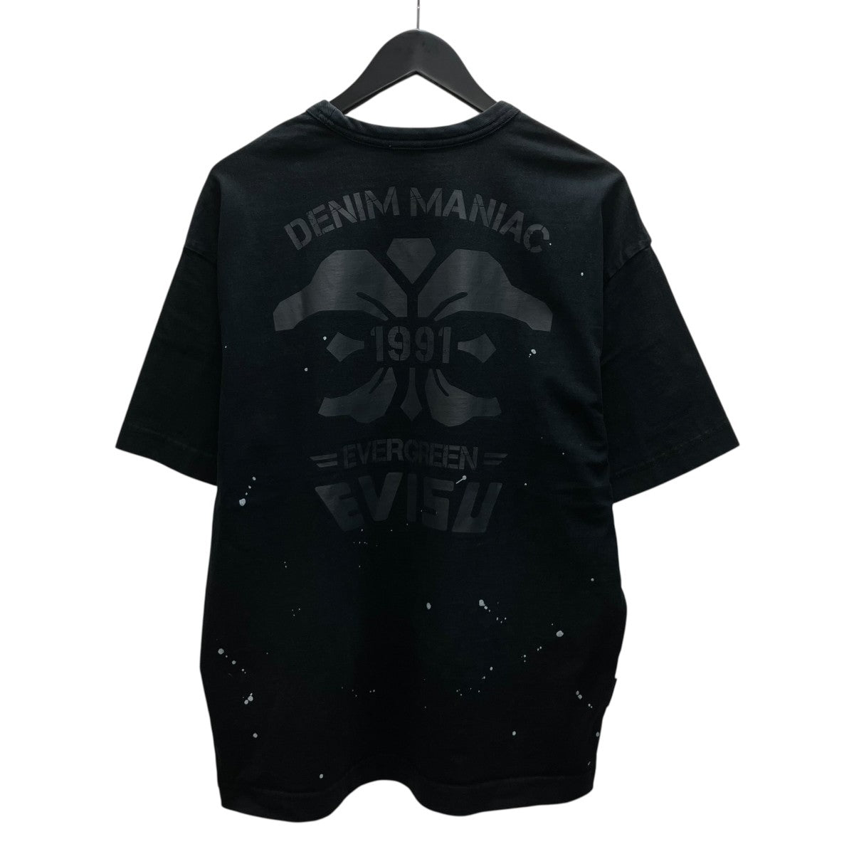 Logo Embroidery and Multi-print Loose Fit T-shirt 半袖Tシャツ