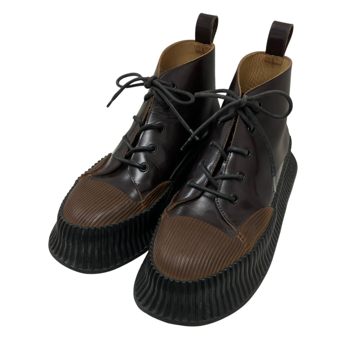 JIL SANDER レザースニーカー 古着・中古-1枚目のアイテム画像