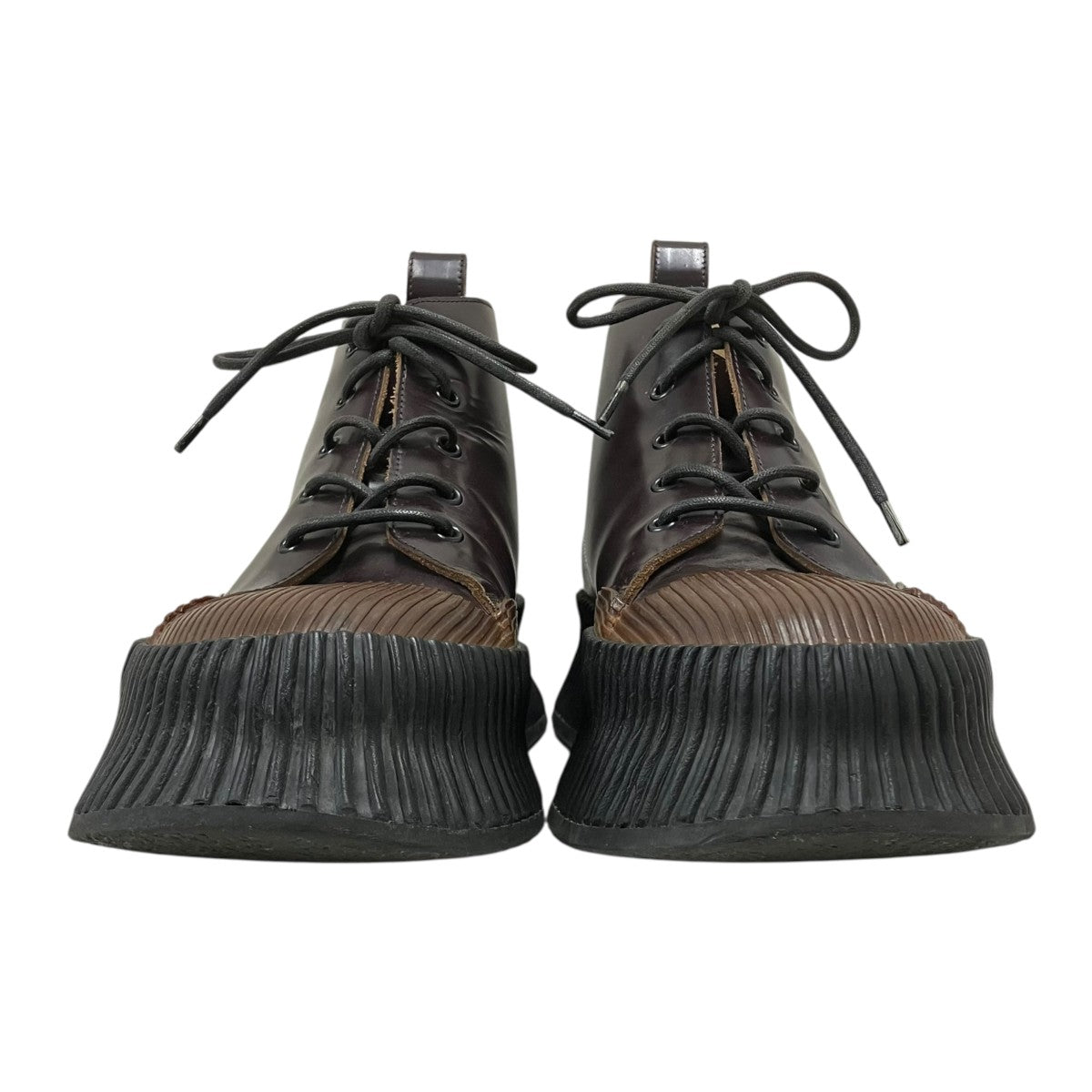 JIL SANDER レザースニーカー 古着・中古-2枚目のアイテム画像
