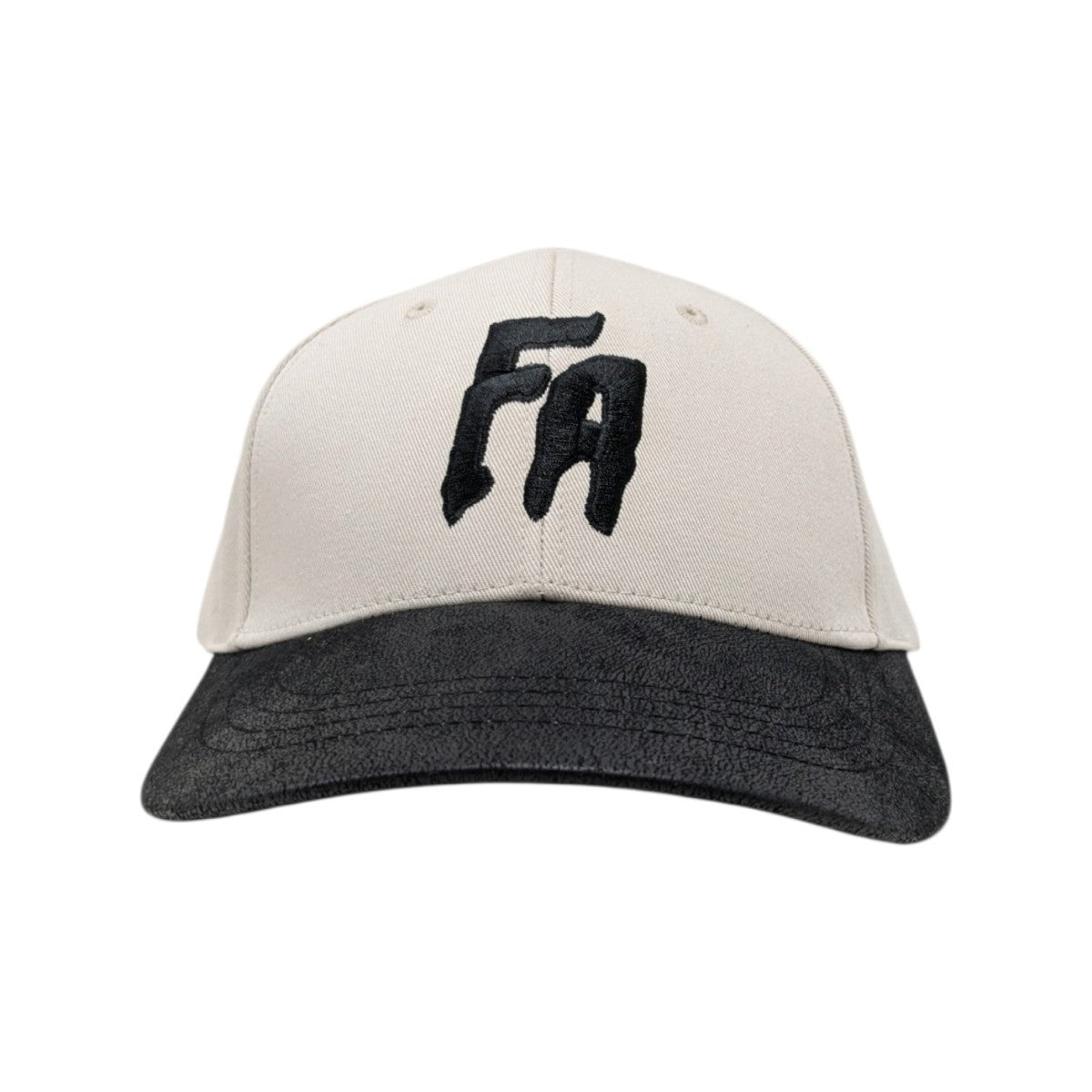 FAUX LEATHER 2 TONE CAPキャップ