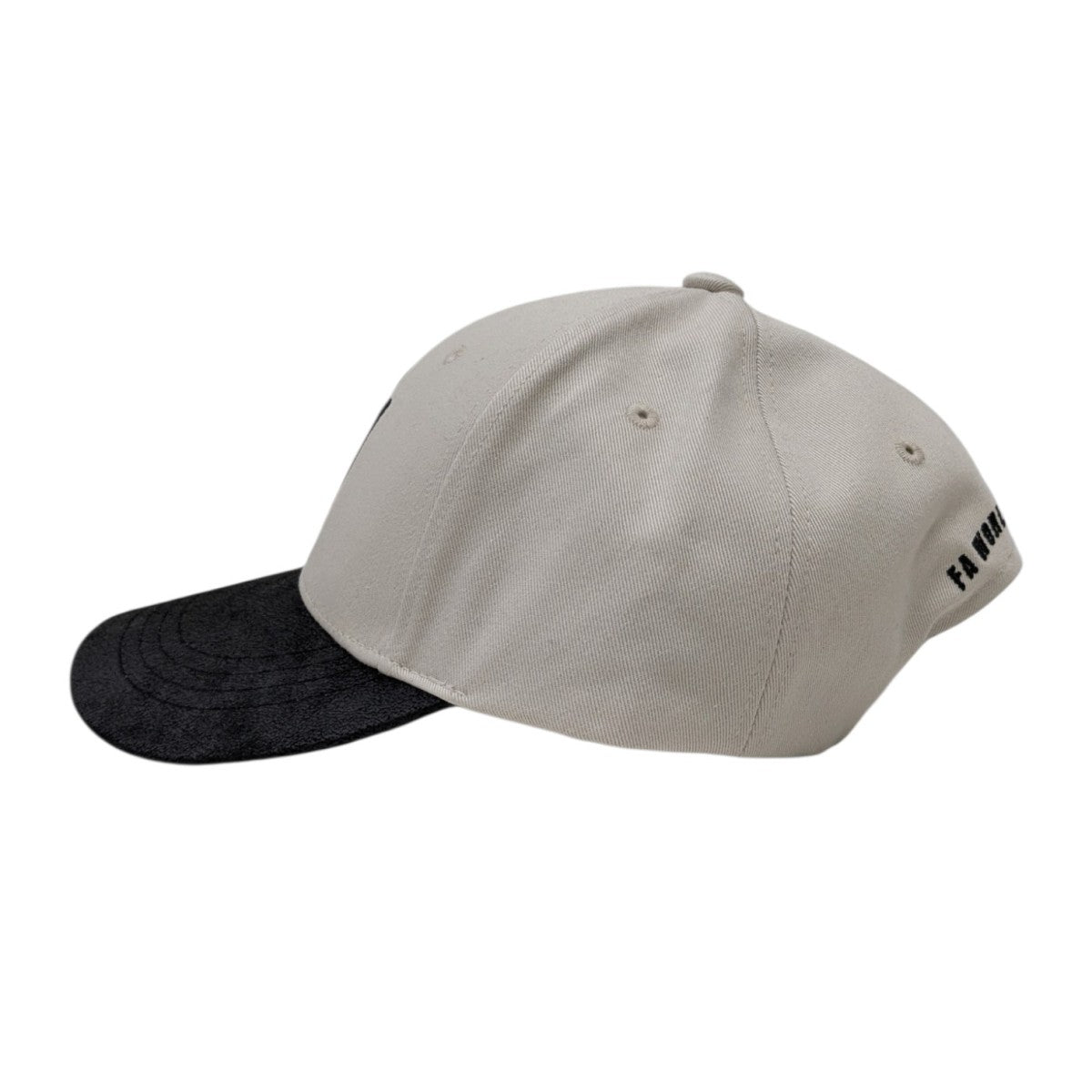 FAUX LEATHER 2 TONE CAPキャップ
