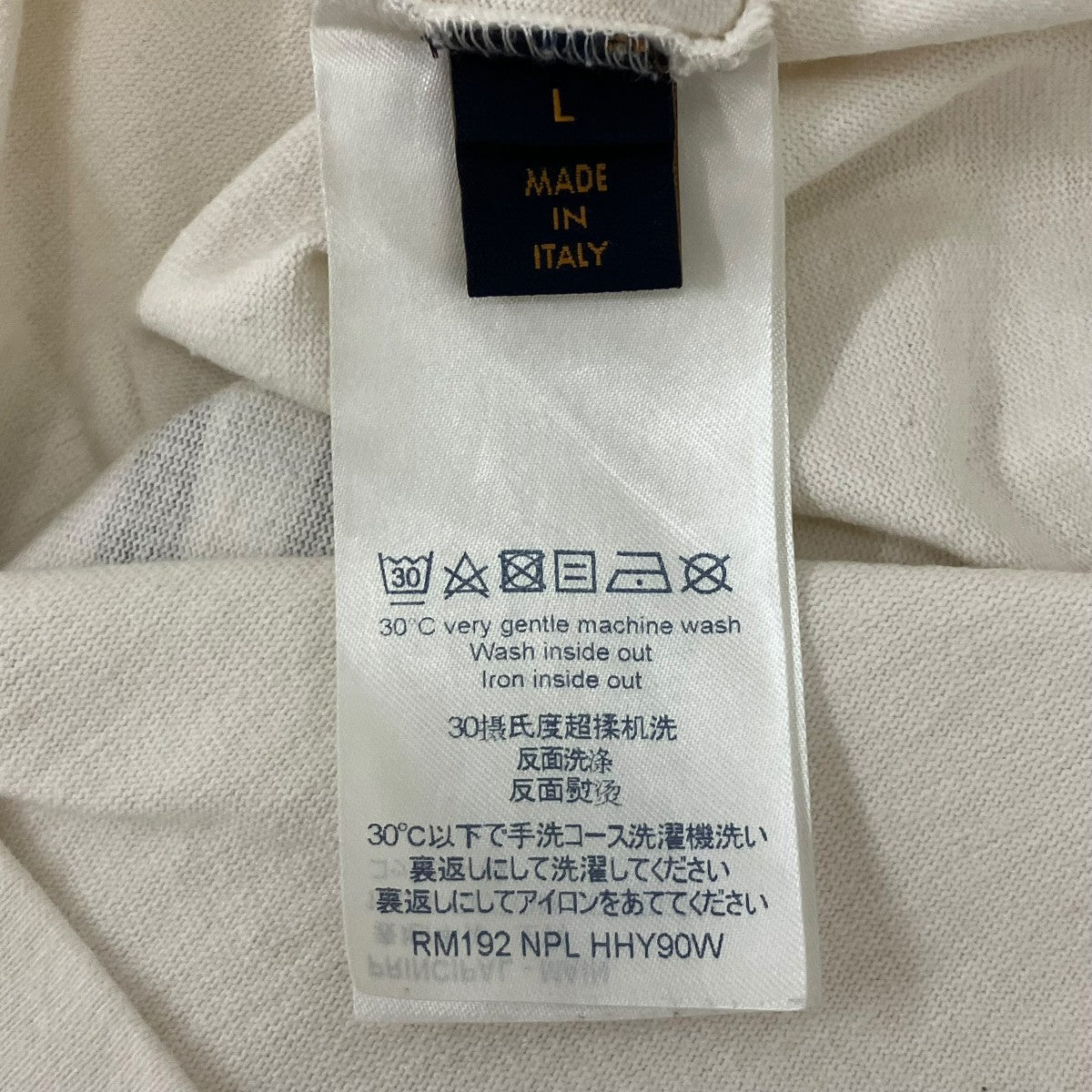 LVスモーク プリンテッド 半袖Tシャツ