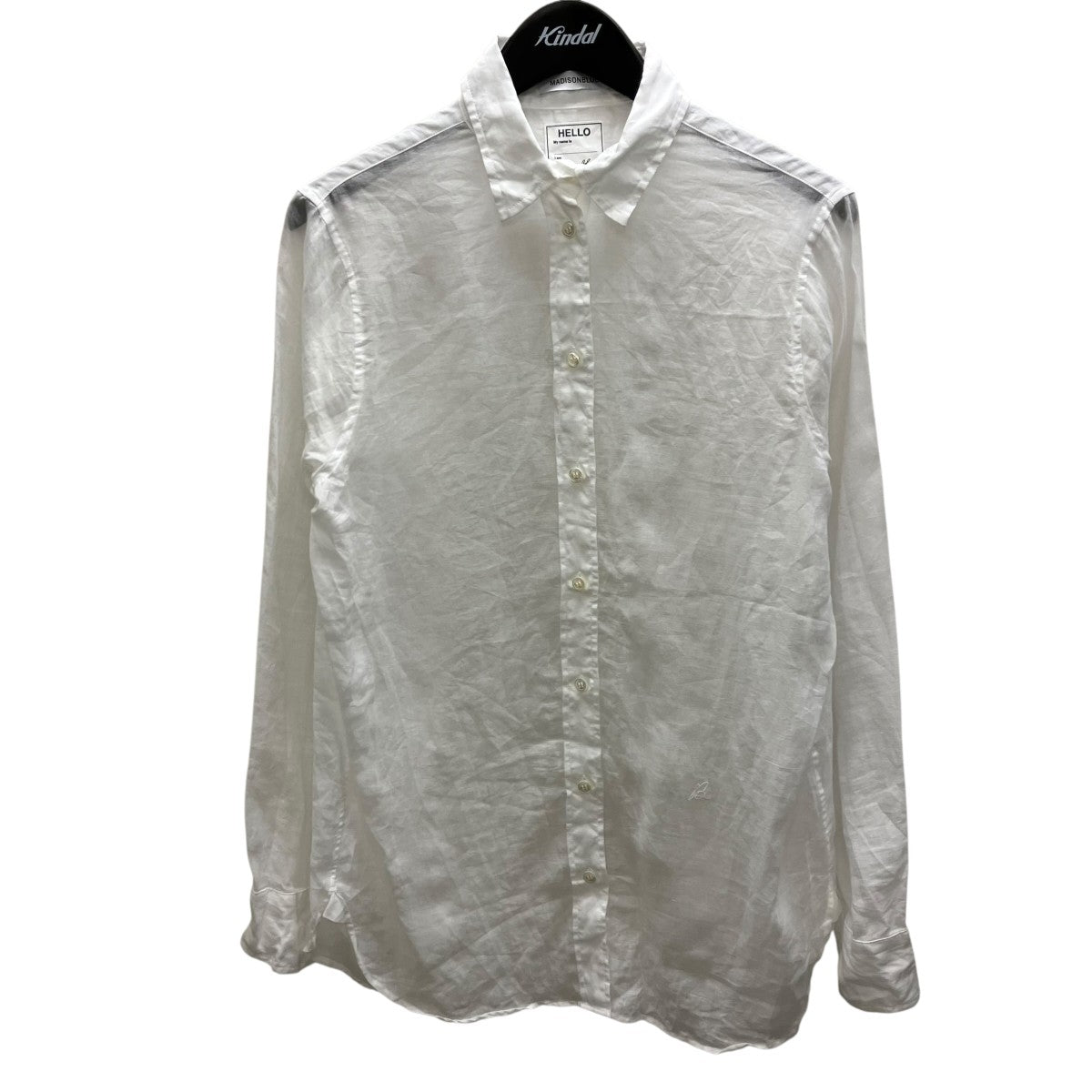 MADISON BLUE MADAME SHIRT RAMIEリネンシャツ 古着・中古-1枚目のアイテム画像