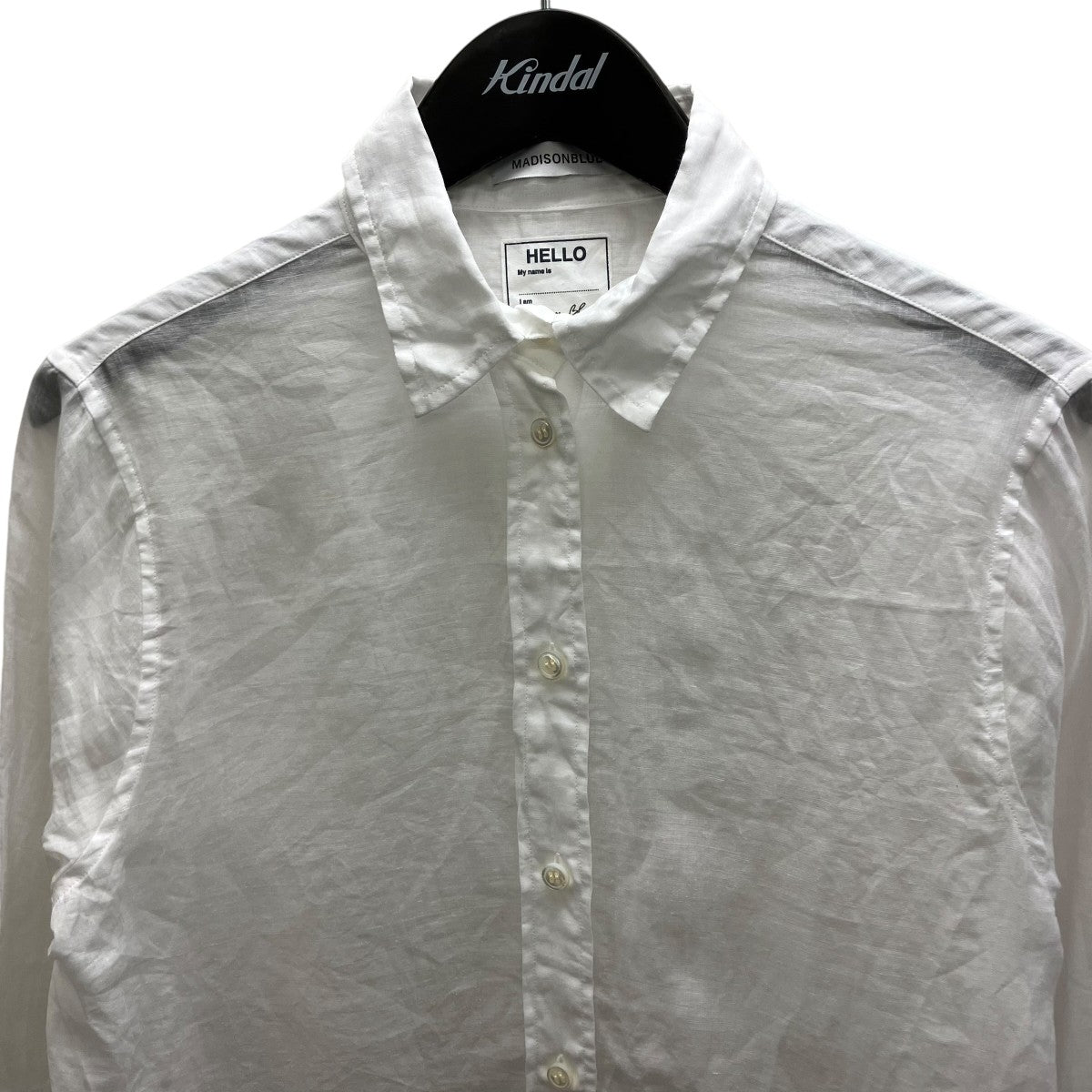 MADISON BLUE MADAME SHIRT RAMIEリネンシャツ 古着・中古-2枚目のアイテム画像