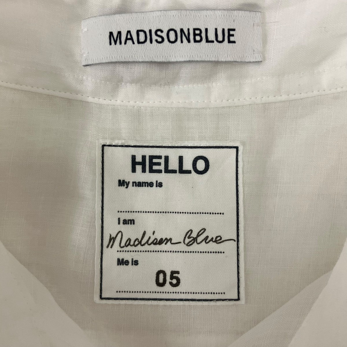 MADISON BLUE MADAME SHIRT RAMIEリネンシャツ 古着・中古-6枚目のアイテム画像