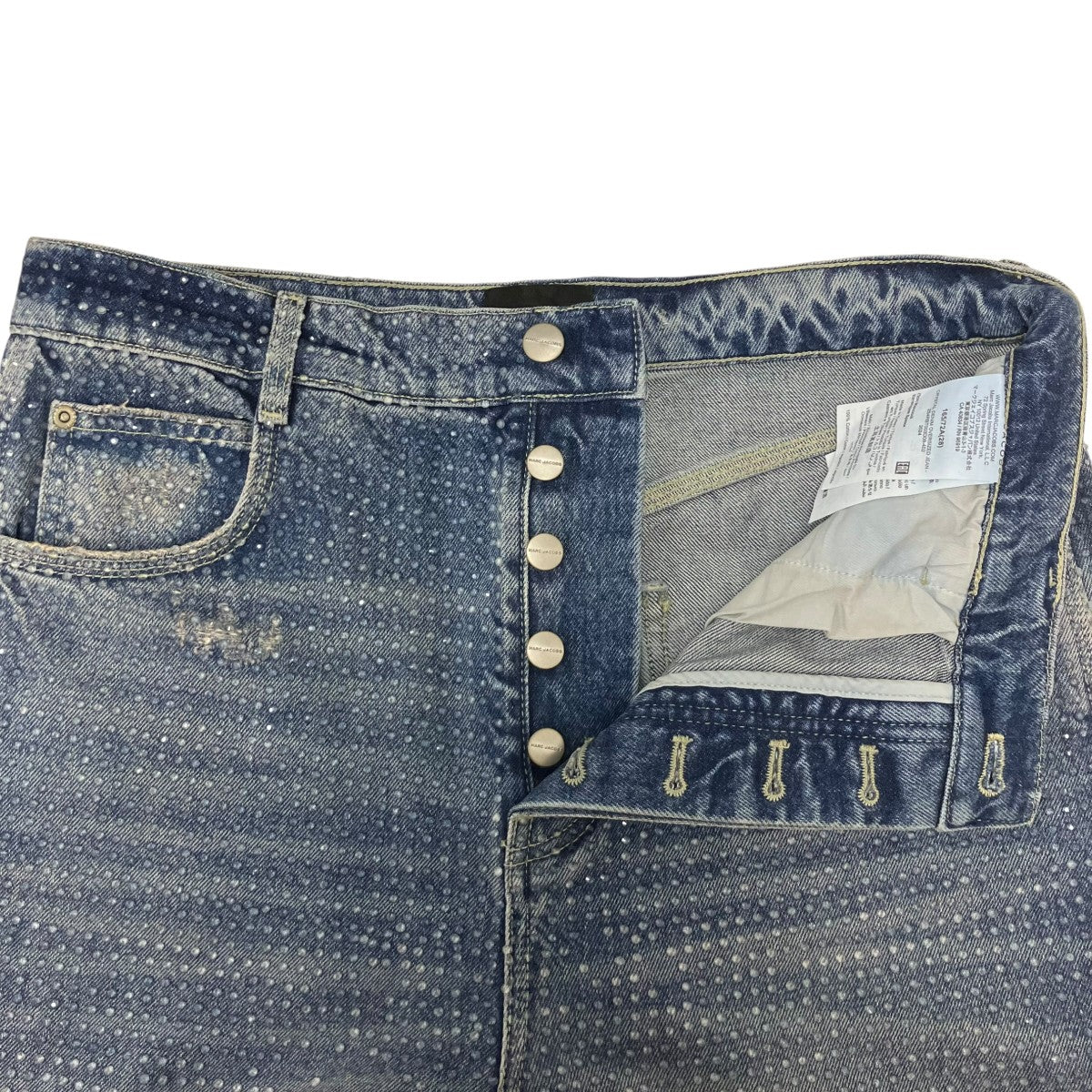 ビジューデニムパンツ