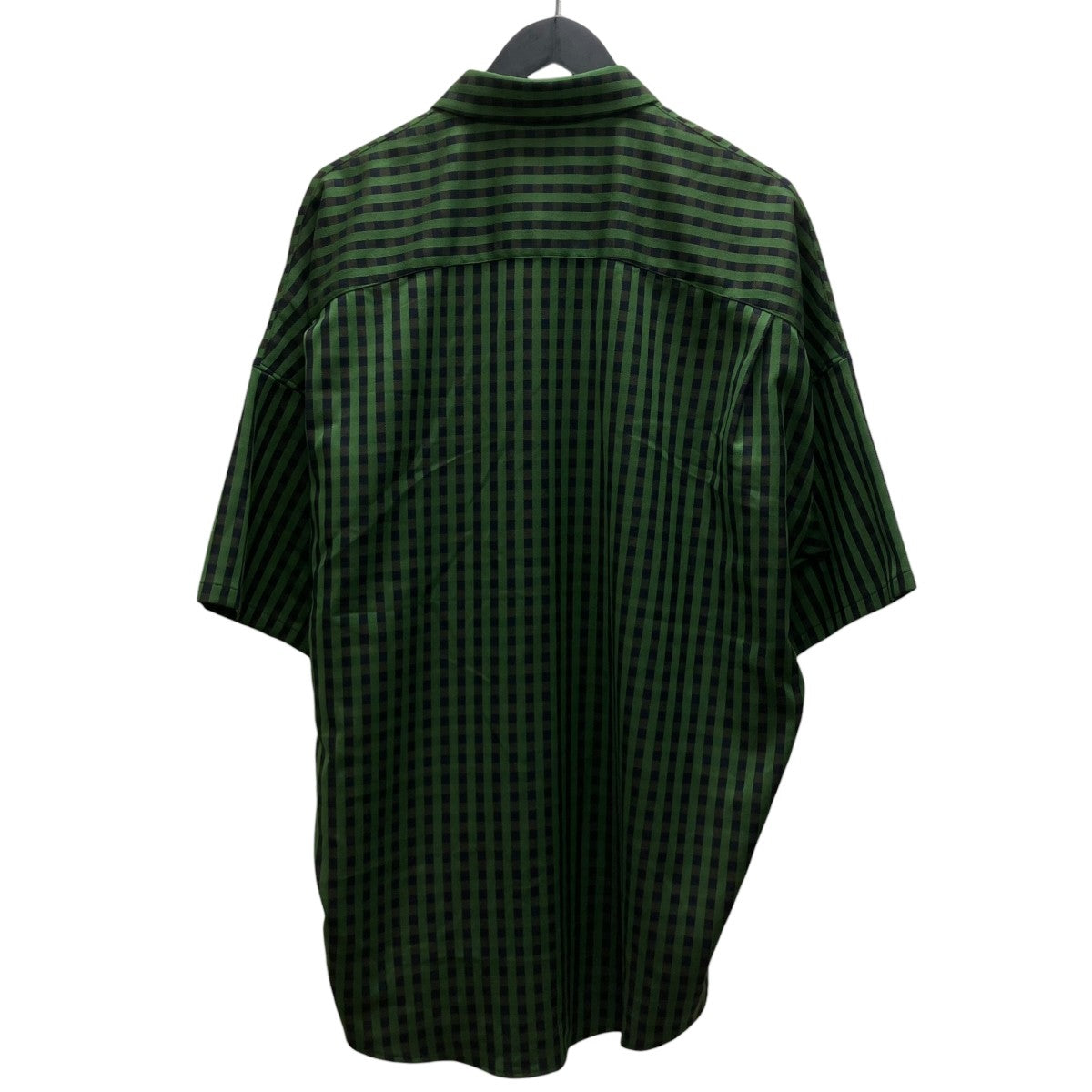 BIG POCKET STRIPE SHIRT 半袖チェックシャツ