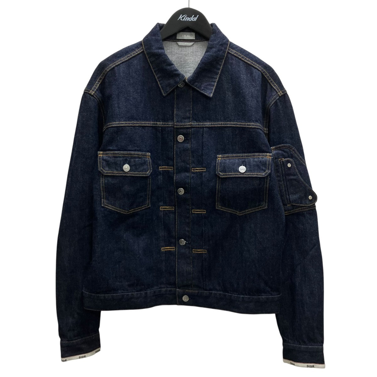 DIOR サドルポケットデニムジャケット 古着・中古-1枚目のアイテム画像