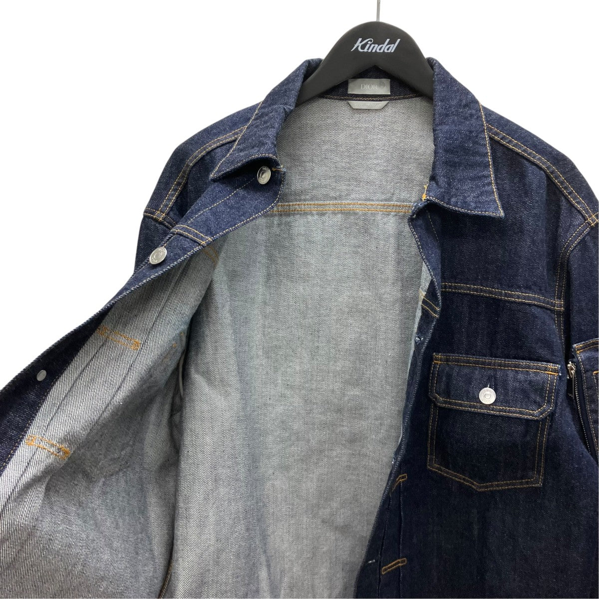 DIOR サドルポケットデニムジャケット 古着・中古-3枚目のアイテム画像