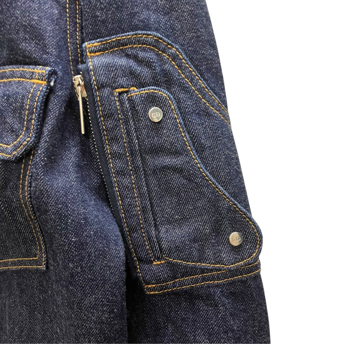 DIOR サドルポケットデニムジャケット 古着・中古-6枚目のアイテム画像