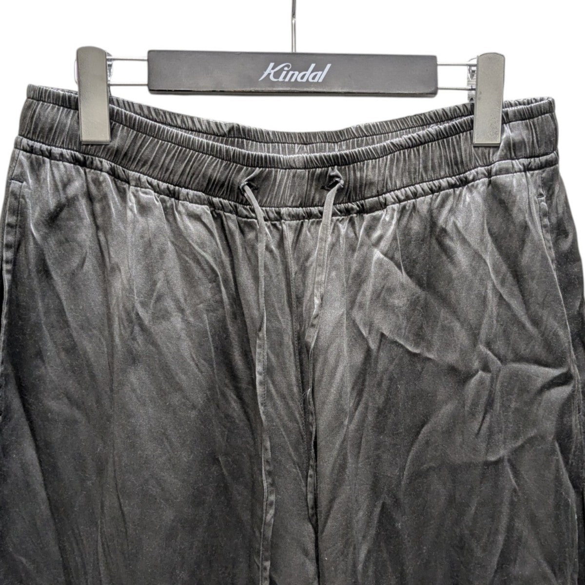 RY PIGMENT PRINT SATIN EASY WIDE TROUSERS イージーワイドパンツ