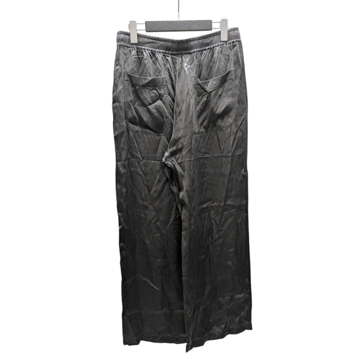 RY PIGMENT PRINT SATIN EASY WIDE TROUSERS イージーワイドパンツ