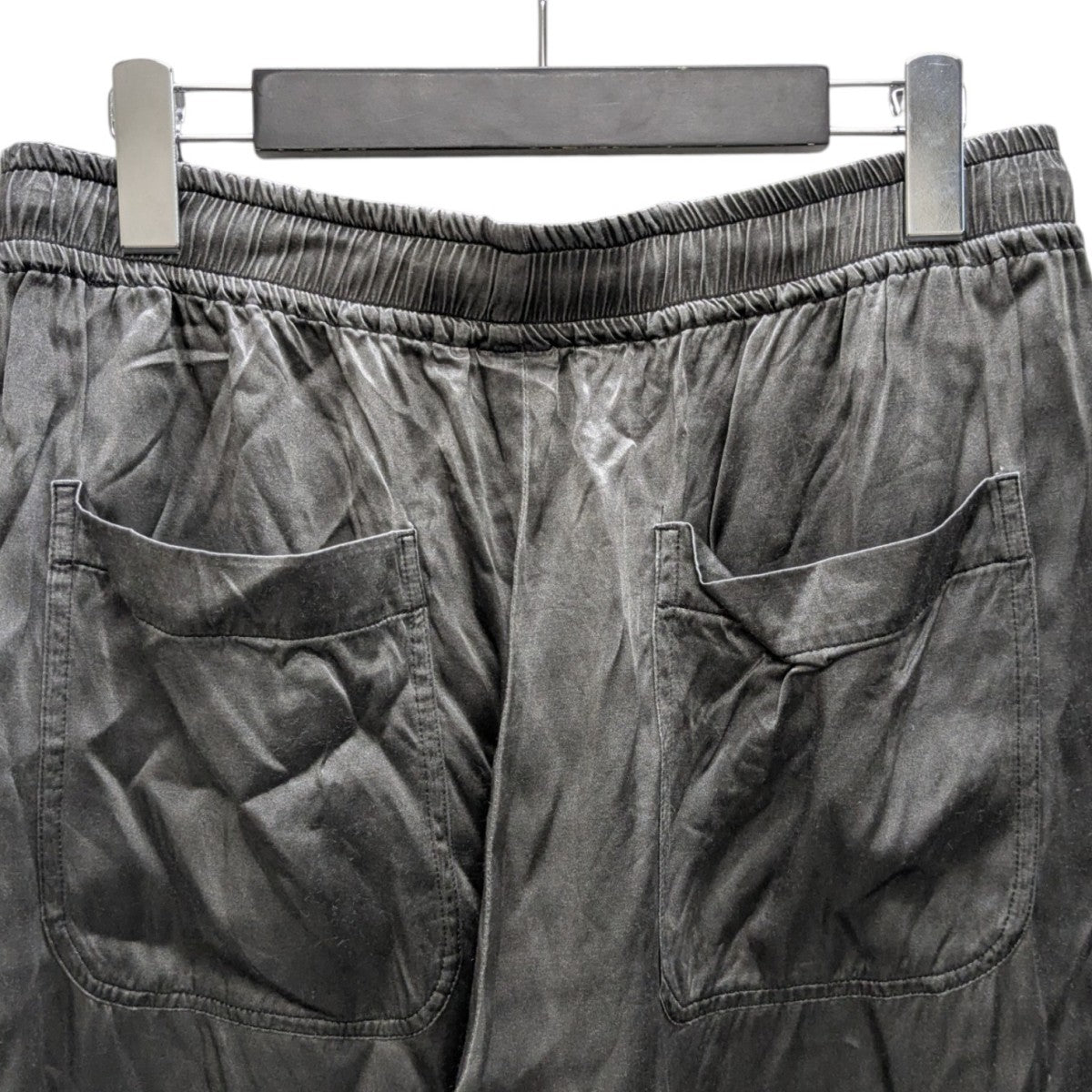 RY PIGMENT PRINT SATIN EASY WIDE TROUSERS イージーワイドパンツ
