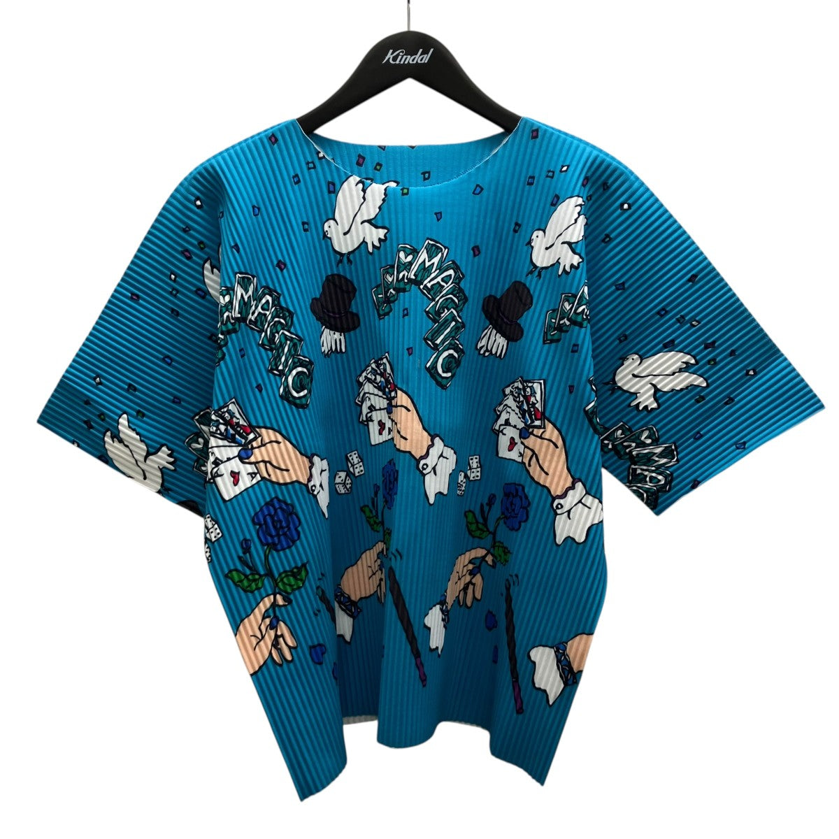 me ISSEY MIYAKE 26SS MAGIC FINE KNIT PLEATS T プリーツカットソー 古着・中古-1枚目のアイテム画像