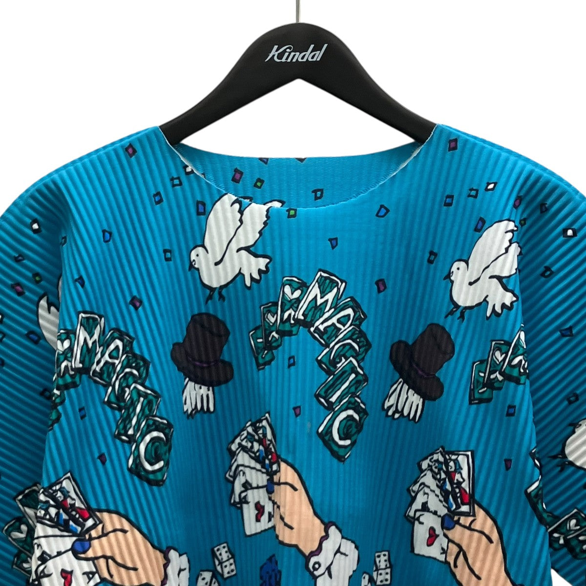 me ISSEY MIYAKE 26SS MAGIC FINE KNIT PLEATS T プリーツカットソー 古着・中古-2枚目のアイテム画像