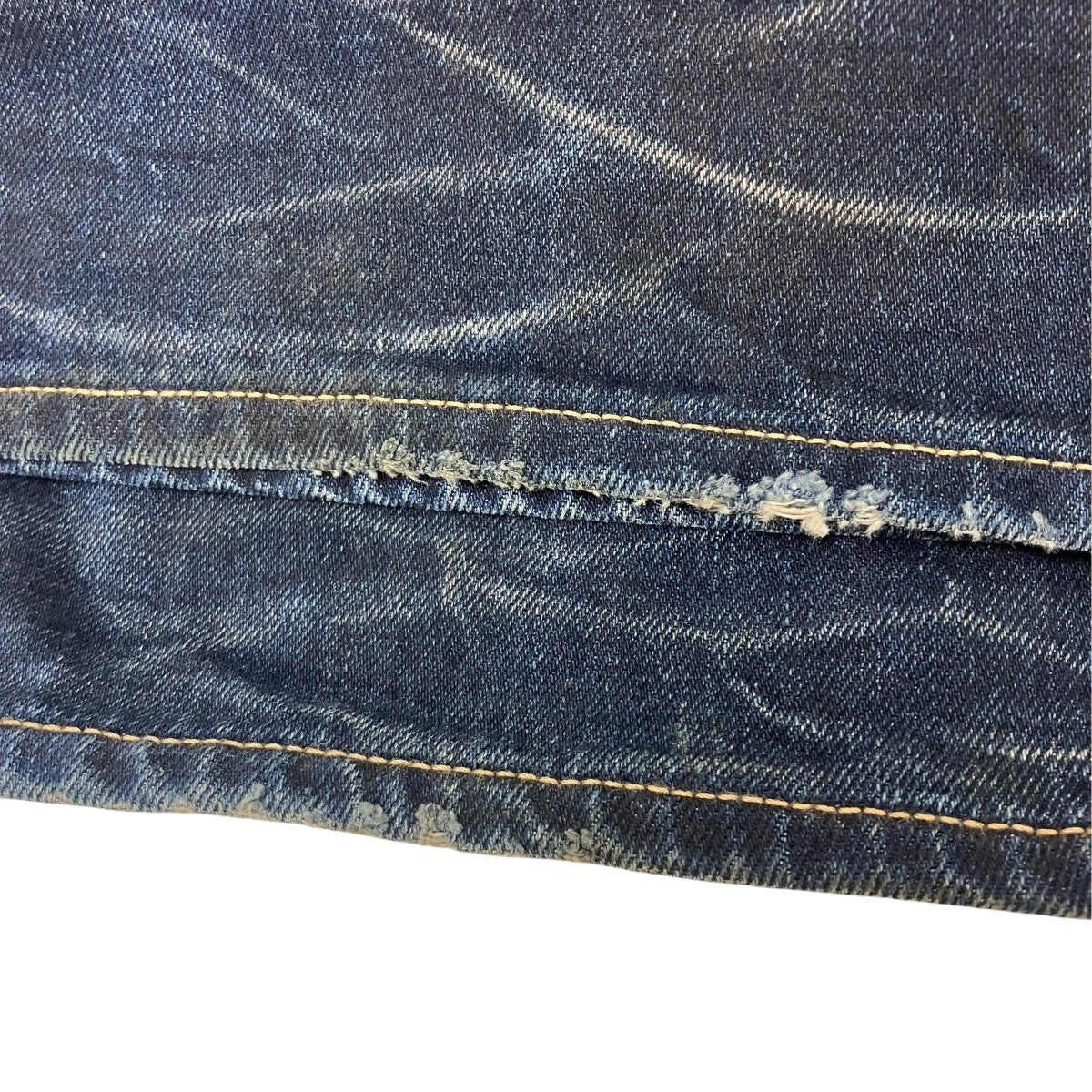 ACNE STUDIOS 2023M FN Darkside Leatherレザーポケットスーパーバギーデニムパンツ 古着・中古-7枚目のアイテム画像